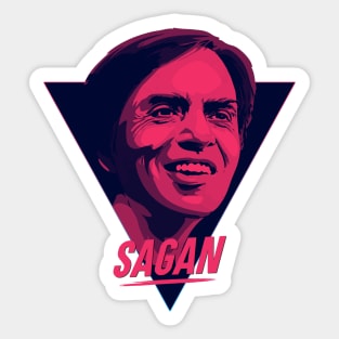 Carl Sagan - 80s Sticker